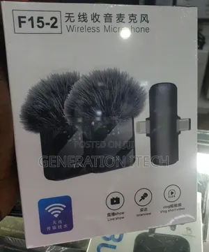F 15 -2 Wireless Collar Microphone- iPhone And Type C Phones