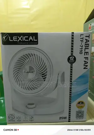 Lexical Portable Table Fan