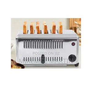 6 Slice Stainless Bread Toaster.