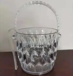 Glass Ice Cube Bucket