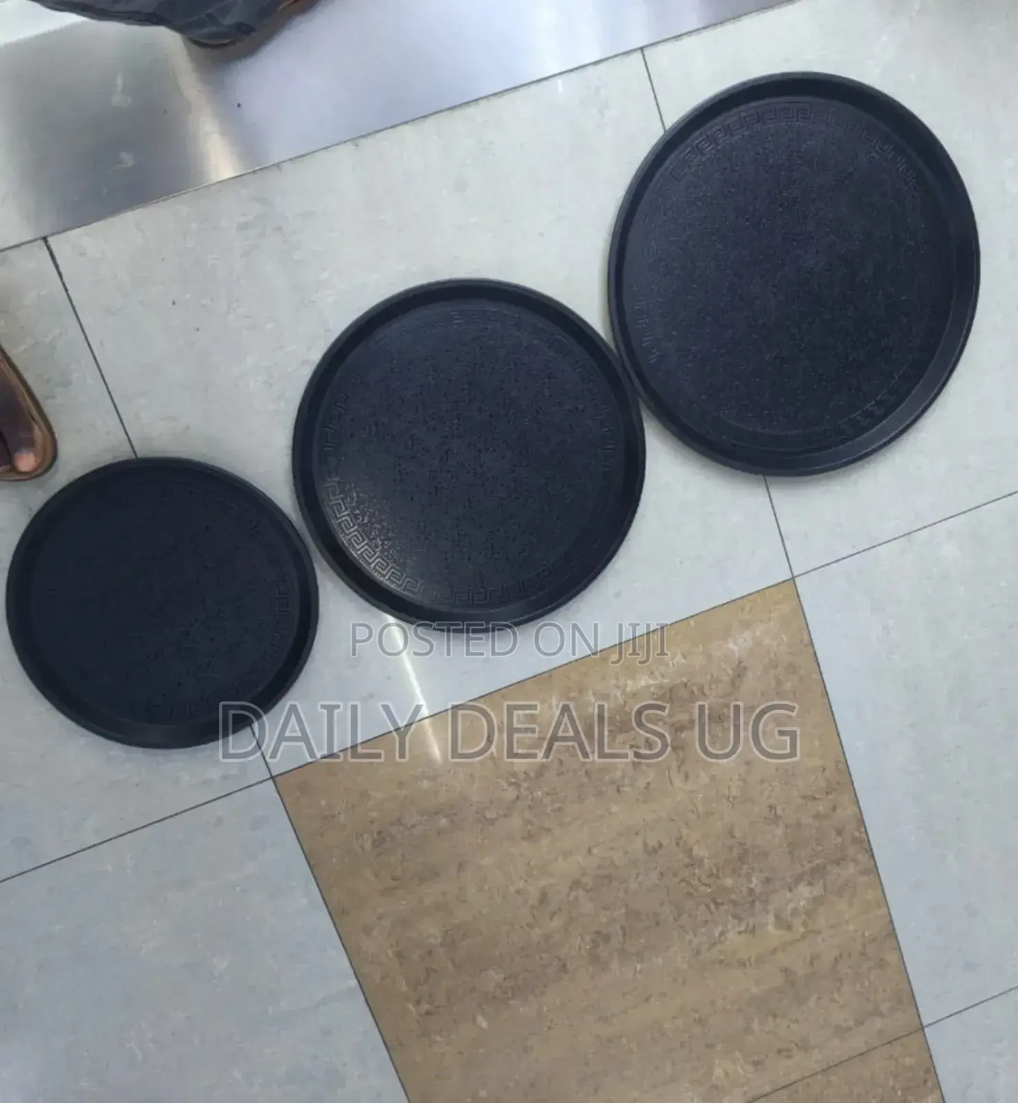 Black Serving Tray