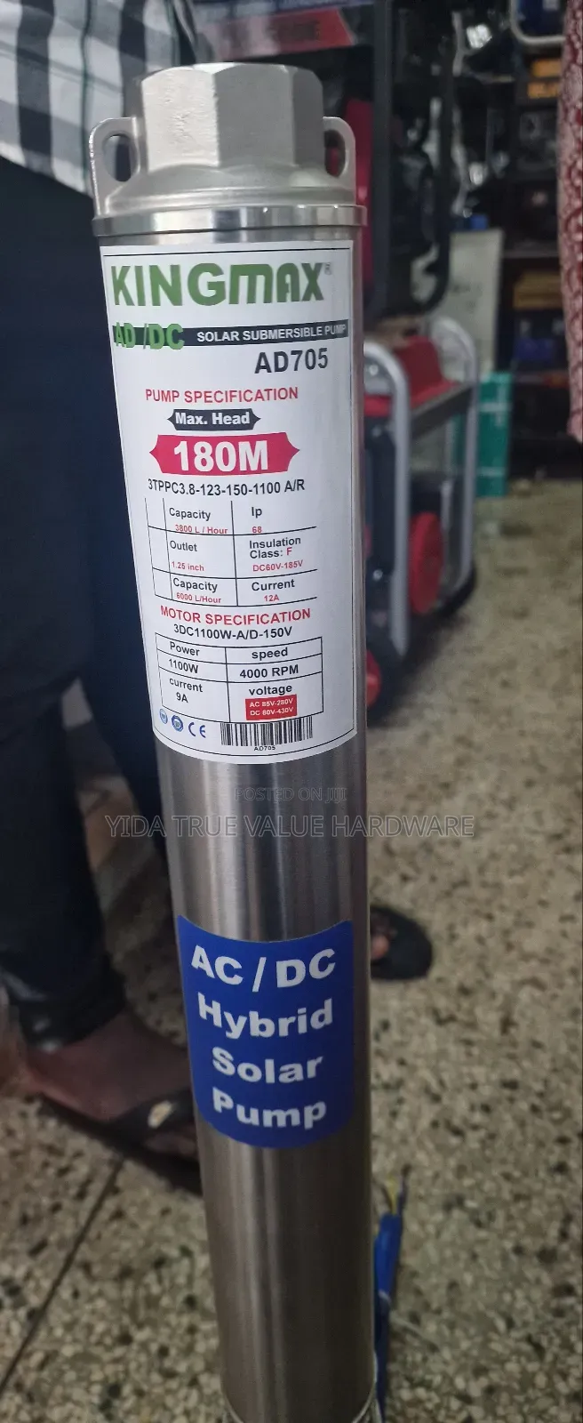 Water Pump 180m Hybrid With a Controller