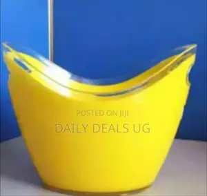 Yellow Ice Cube Bucket