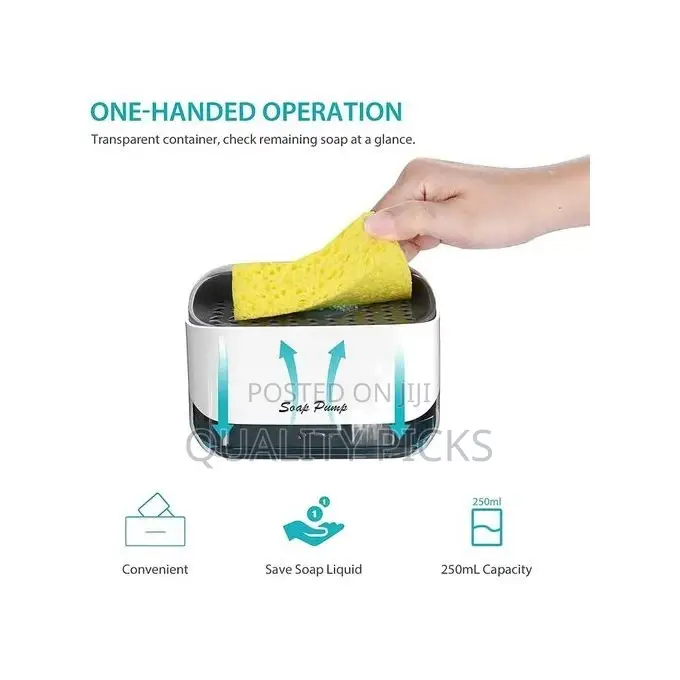 Countertop Dish Washing Liquid Soap Dispenser Holder