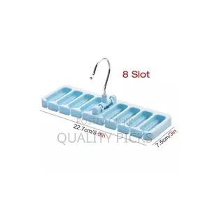 Multi-Function Storage Rack Tie Belt Organizer Hanger, Blue.