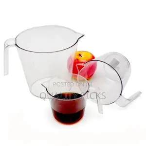 3pieces of Melamine Transparent Measuring Cups Containers