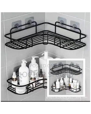 2pcs New No Drill Corner Shelf Organizer