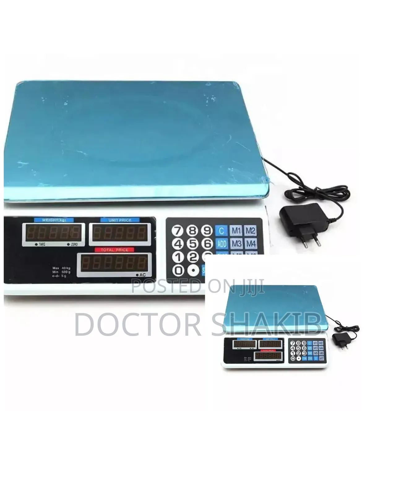 Rechargeable Price Computing Scale-New