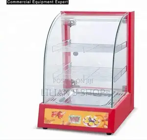 Portable Curved Food Display Warmer