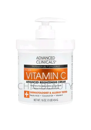 Advanced Clinicals Vitamin C Brightening Cream (16oz) 454g
