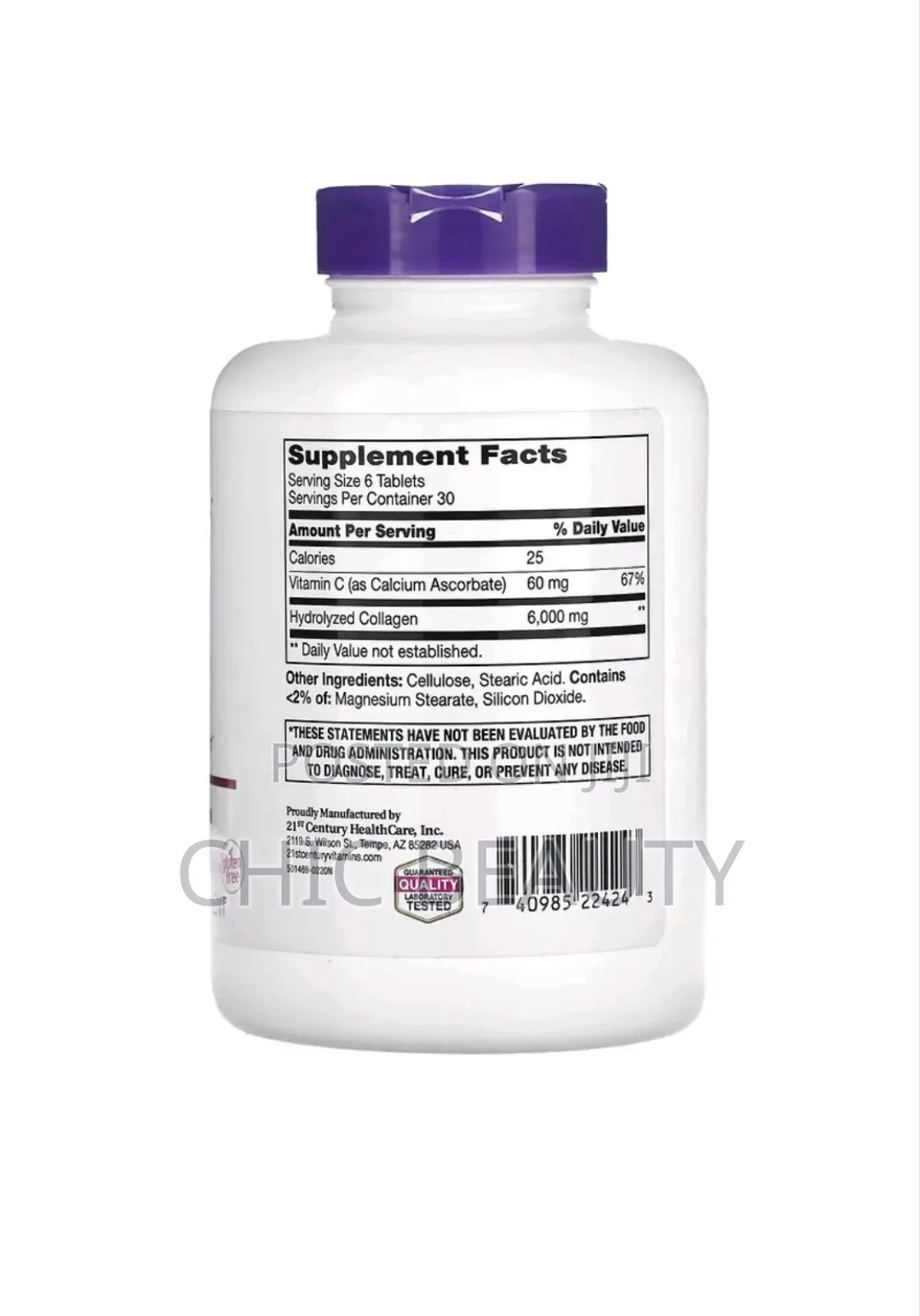 Collagen Plus Vitamin C for Hair Skin Nails Bone Joints 180t