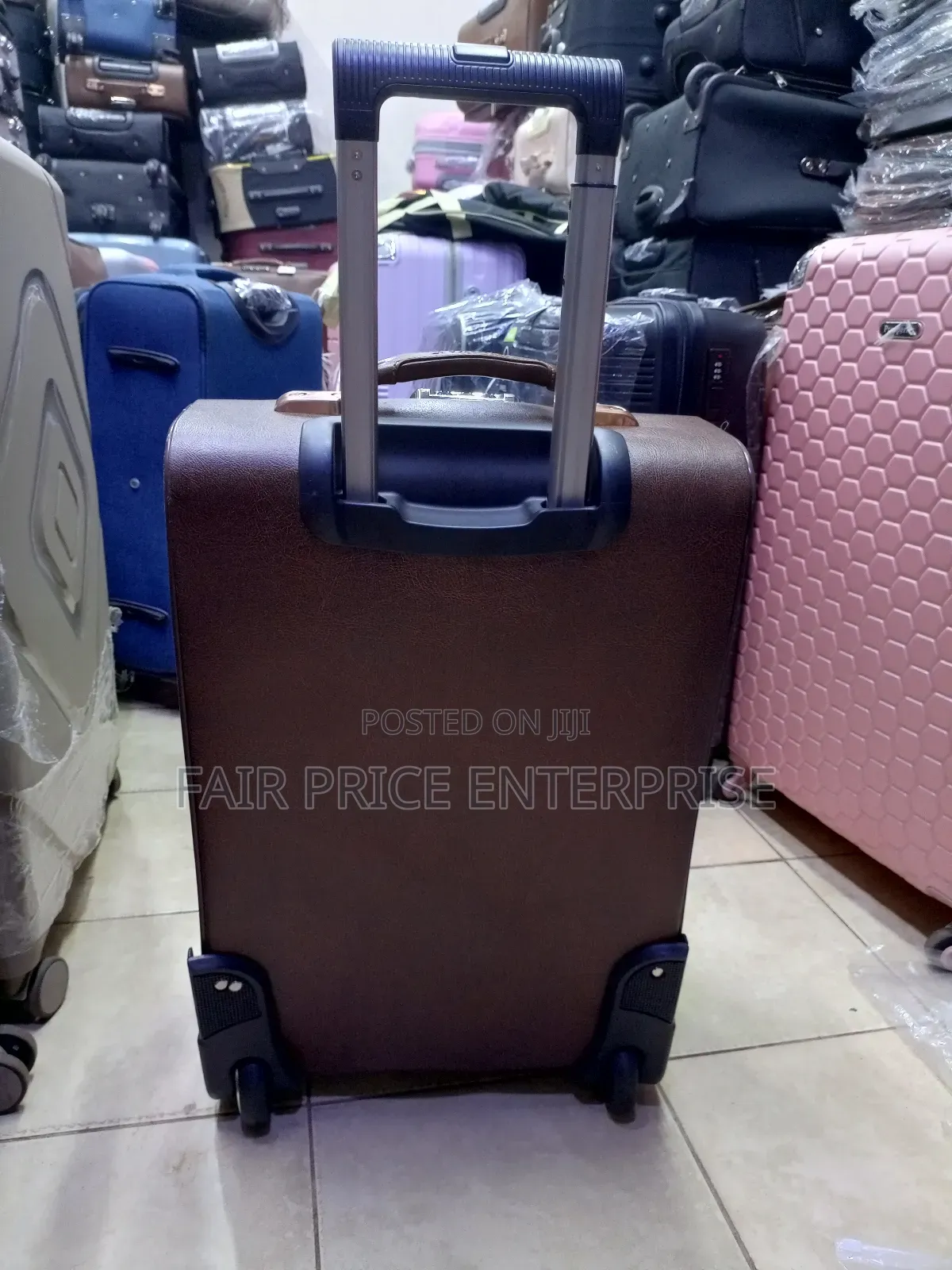 VIP Leather Suitcase in Medium Size
