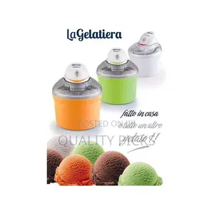 Ice Cream Maker Machine Termozeta La Gelatiera, Orange