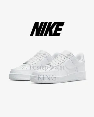 Air Force 1 Low OG" White Sneakers.