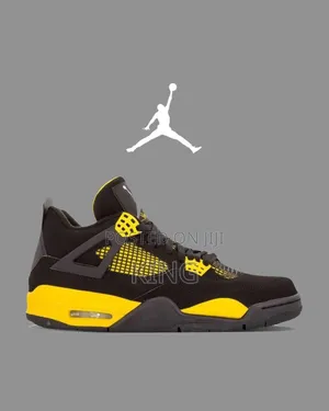 Jordan 4 Retro" Thunder Sneakers.