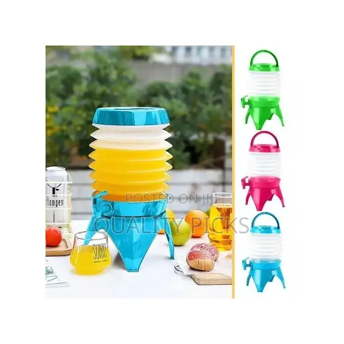 9L Collapsible Juice Beverage Dispenser Tub Water Container