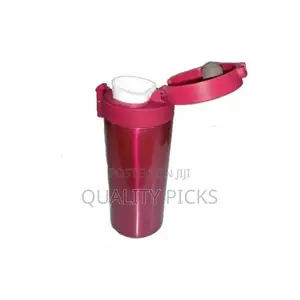 Stainless Steel Thermos Travel Mug Cup, 380 Ml - Pink
