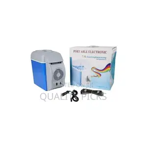 Portable Car Cooling and Warming Refrigerator, 7.5L,Blue