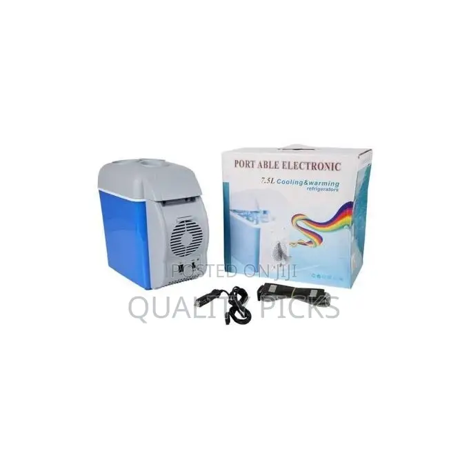 Portable Car Cooling and Warming Refrigerator, 7.5L,Blue
