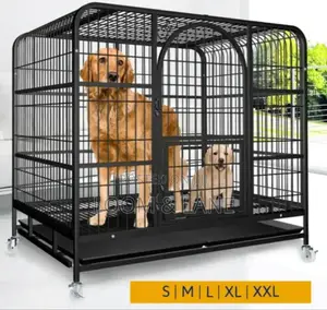 Metallic Dog Cage