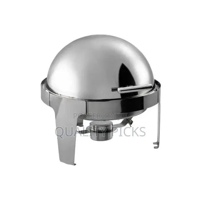 6.5L Stainless Steel Round Chafing Dish Roll Warmer
