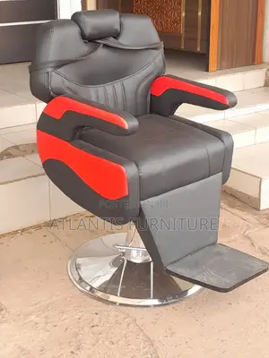 Sides Red Barber Chair