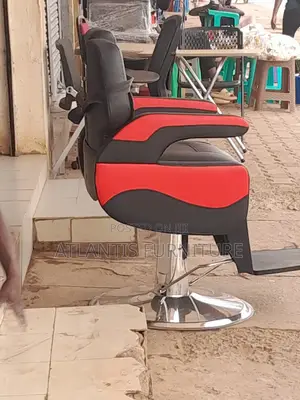 Sides Red Barber Chair