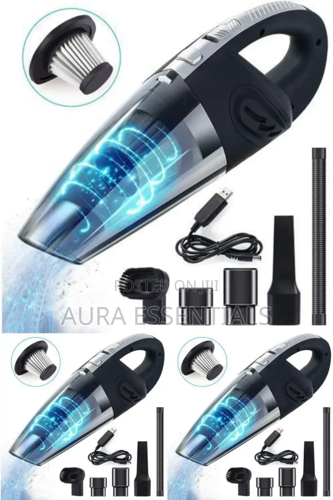Multifunction Portable Rechargeable Wet Vacuum Cleaner
