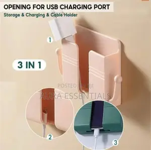 No Drill Wall Phone Charging Holder