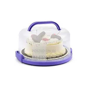 Portable Cake Storage Bin Cupcake Holder Container Box