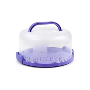 Portable Cake Storage Bin Cupcake Holder Container Box
