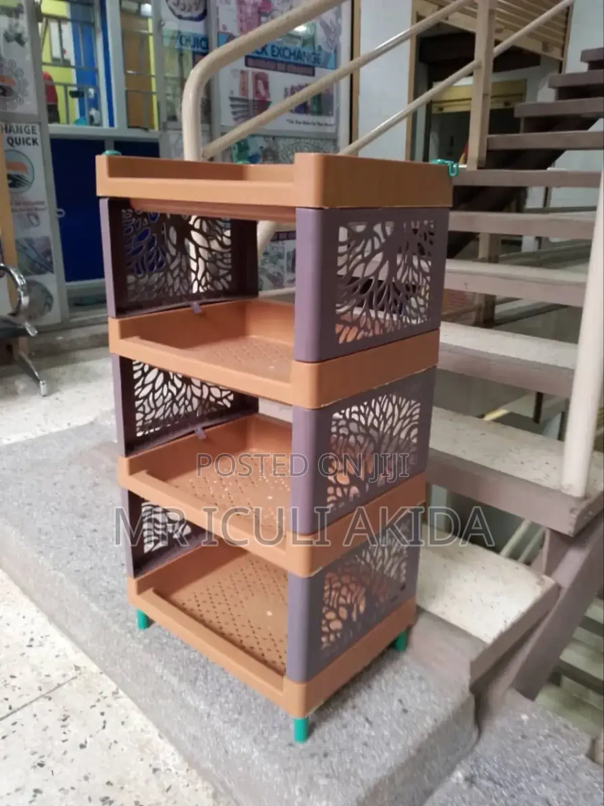 4tier Kitchen/Office,Salon Plastic Storage Rack Organiser
