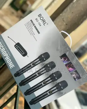 Borl 4 in 1 High-Quality Wireless Microphones