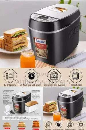 Sonifer Bread Maker Bread Maker Machine.