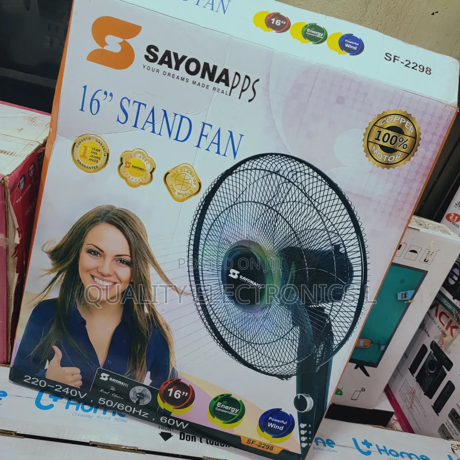 Sayona 16 Inches Stand Fan