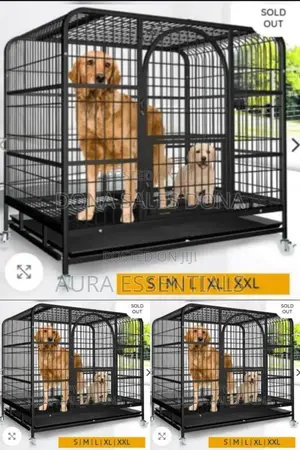 Metallic Dog Cage
