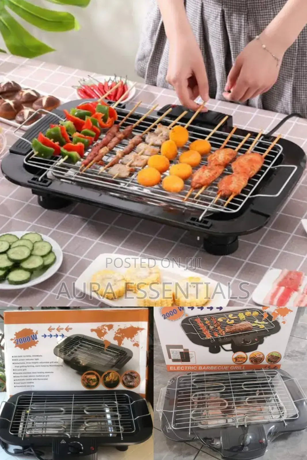 2000w Electric BBQ Grill