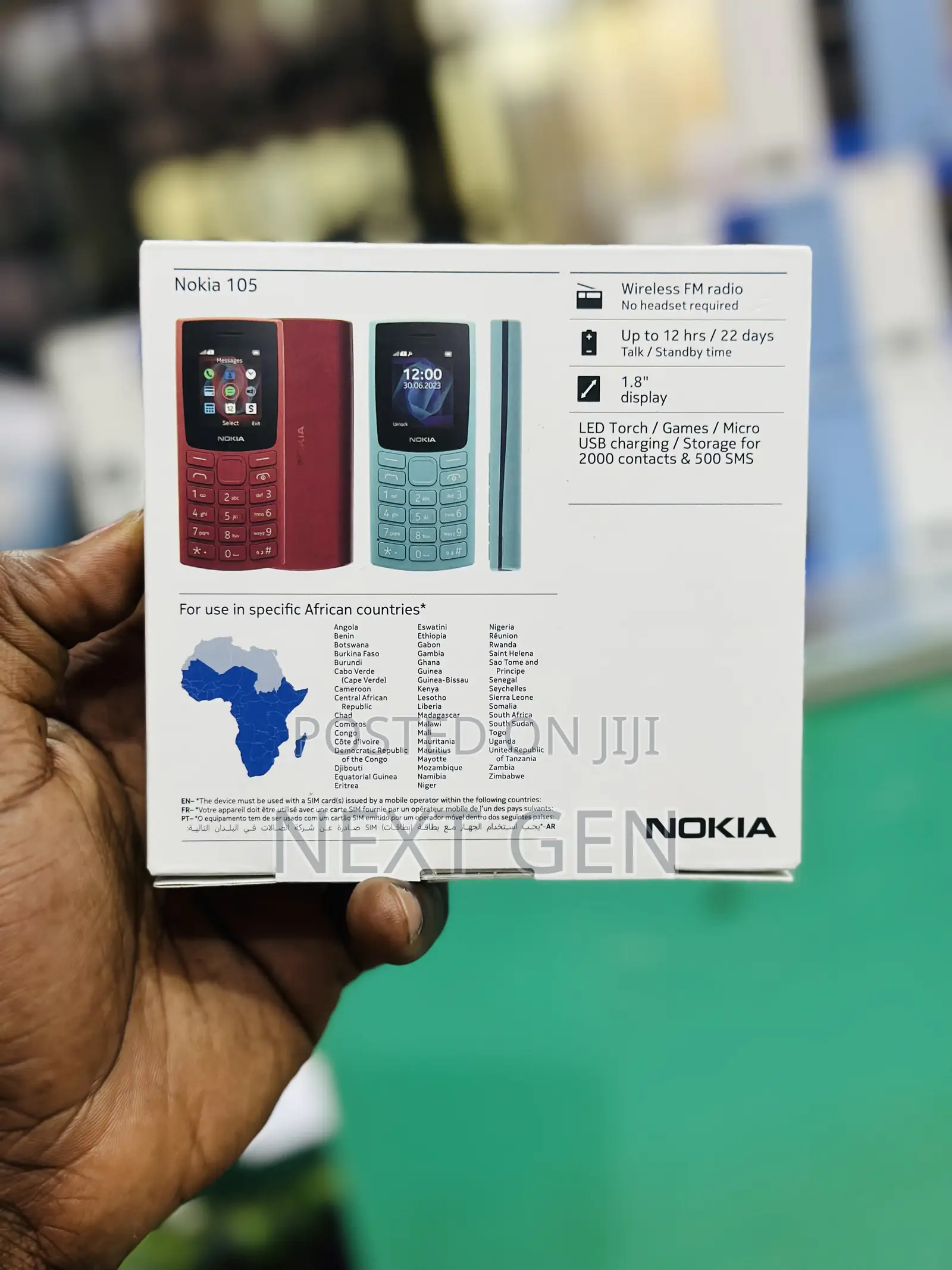 New Nokia 105 Black