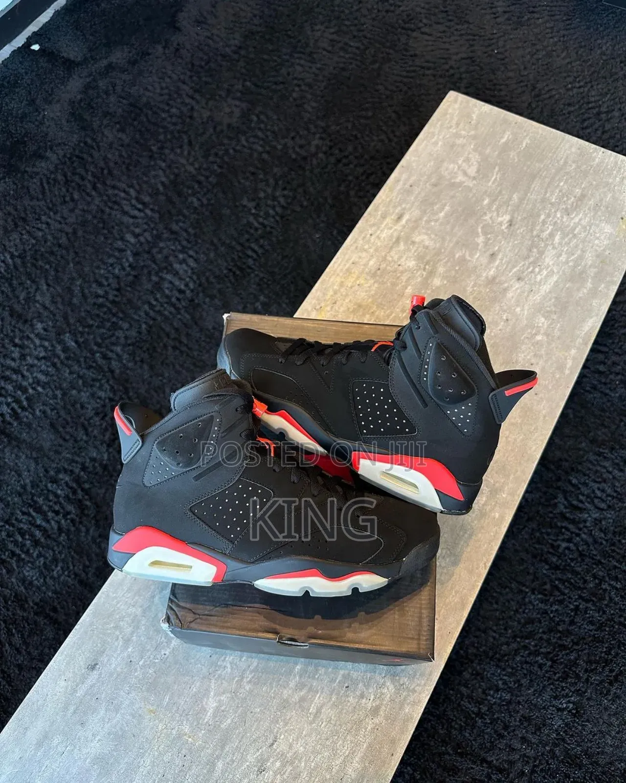 Air Jordan 6 Infrared Black