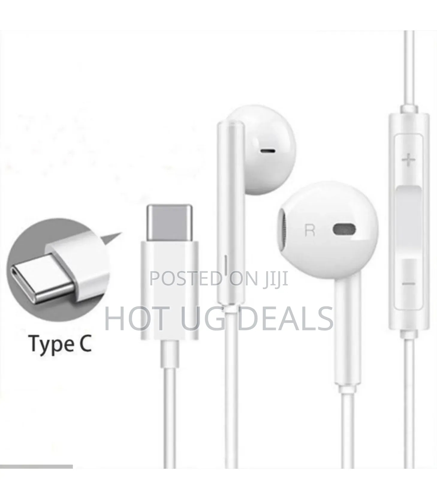 Usb Type-c In Ear Hearphone Headset - White
