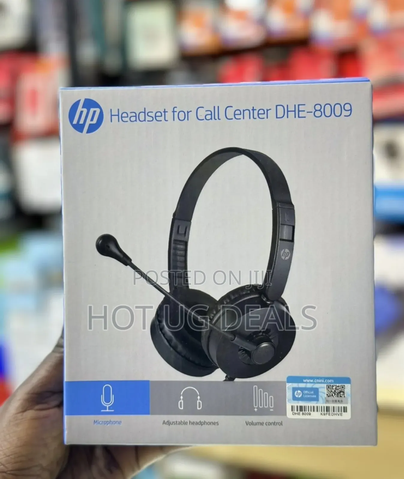 HP Dhe8009 Headphone - Black