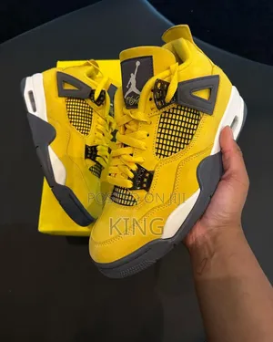 Jordan 4 Yellow Lightning.