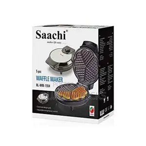 Saachi Waffle Maker With Mini Heart-Shaped Waffles Grill
