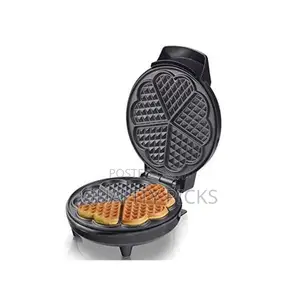 Saachi Waffle Maker With Mini Heart-Shaped Waffles Grill