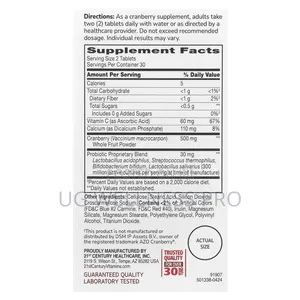 21st Century, Cranberry Plus Probiotic, 60 Tablets