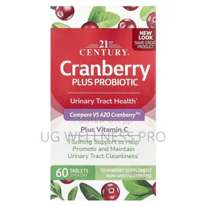 21st Century, Cranberry Plus Probiotic, 60 Tablets