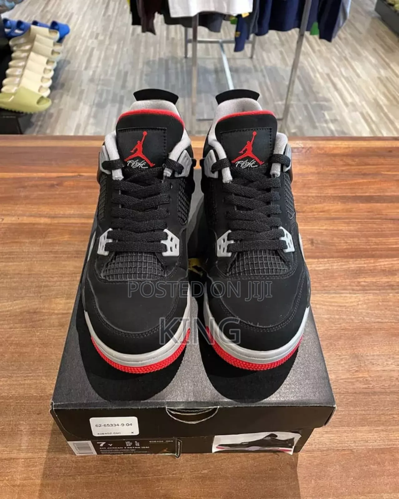 Real Air Jordan 4 Retro "Bred Reimagined"