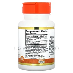 21st Century, Vitamin C, 1,000 Mg, 60 Tablets