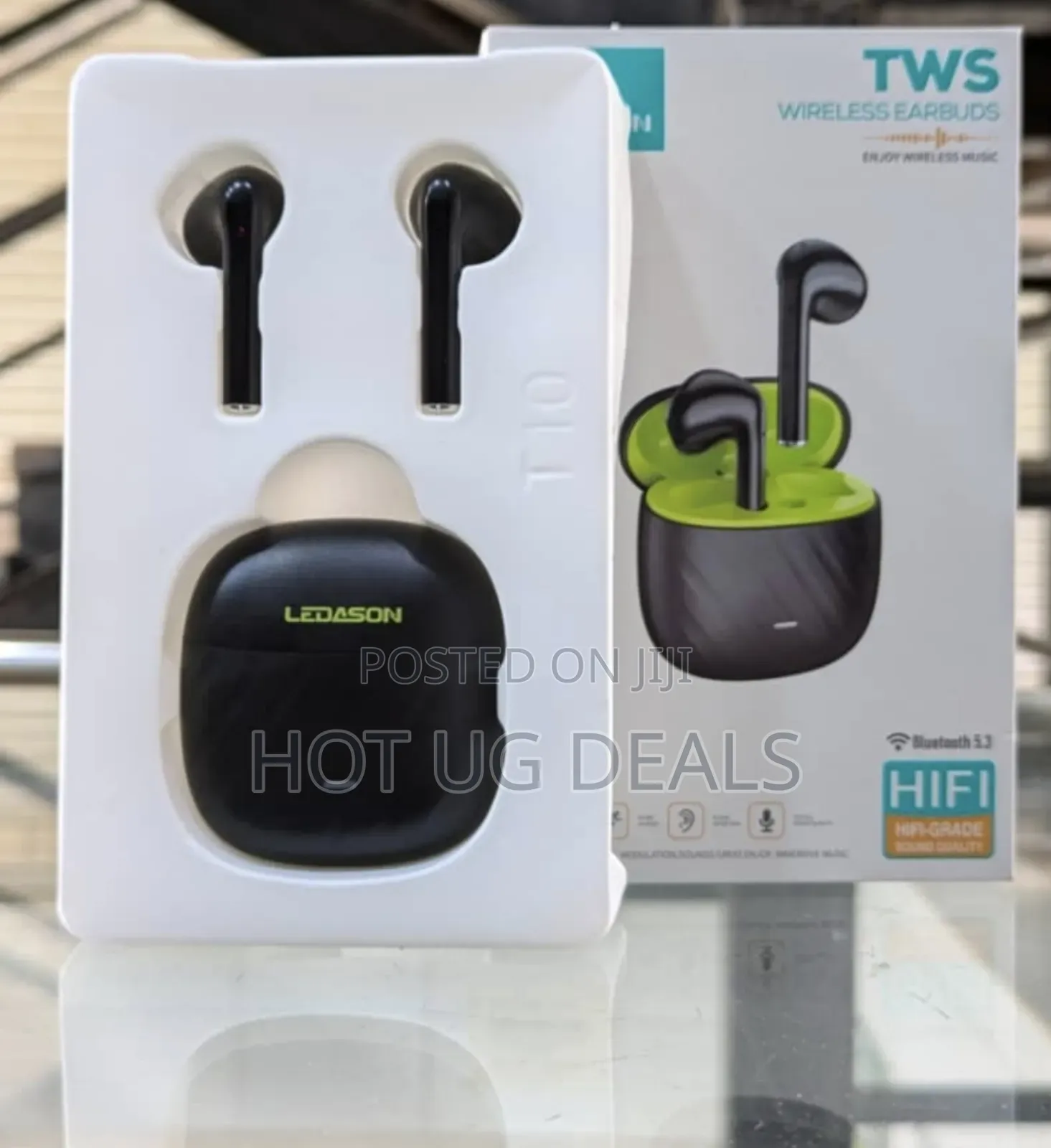 LEDSON TWS Wireless Earbuds - Black