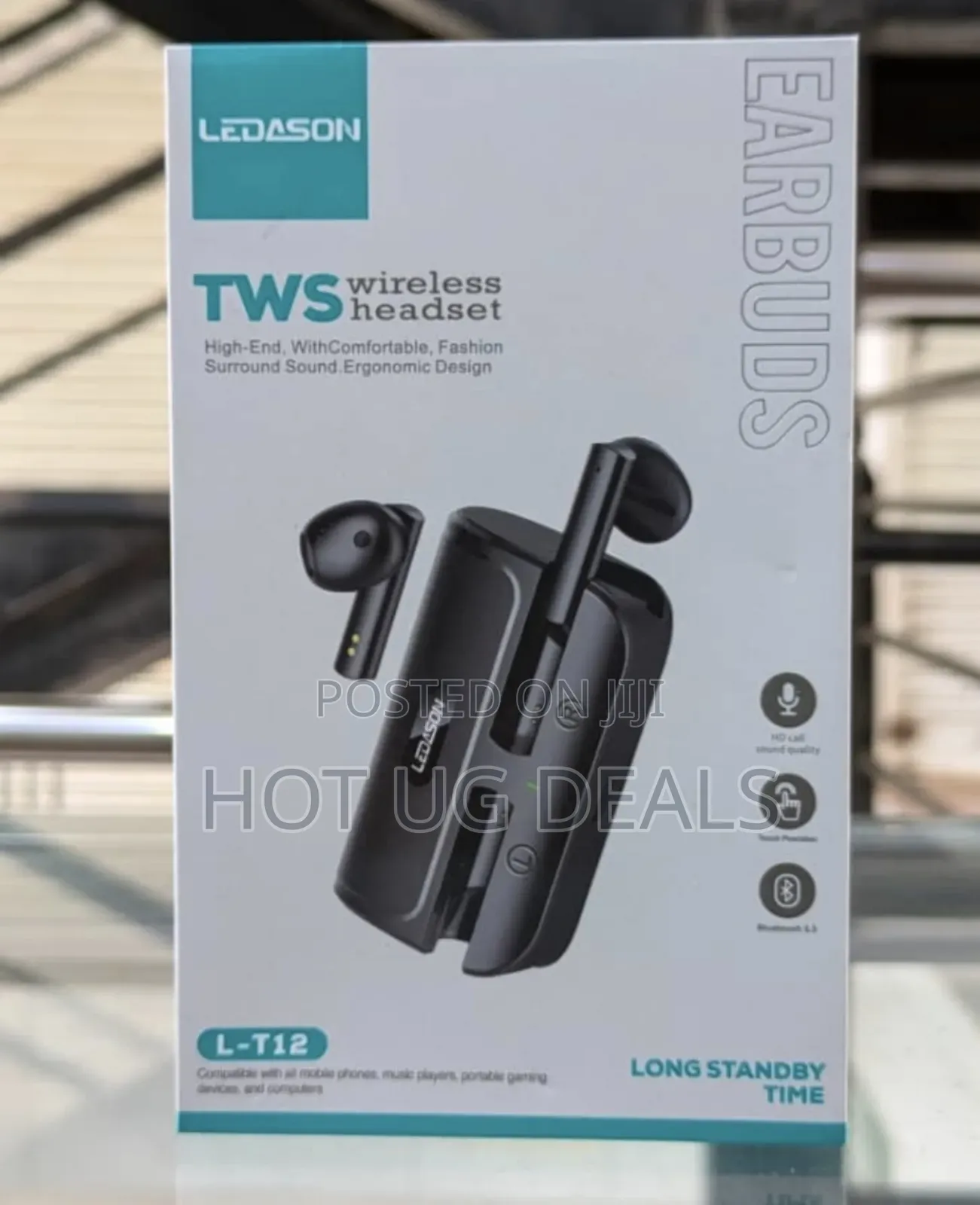LEDSON TWS Wireless Bluetooth Earbuds - Black